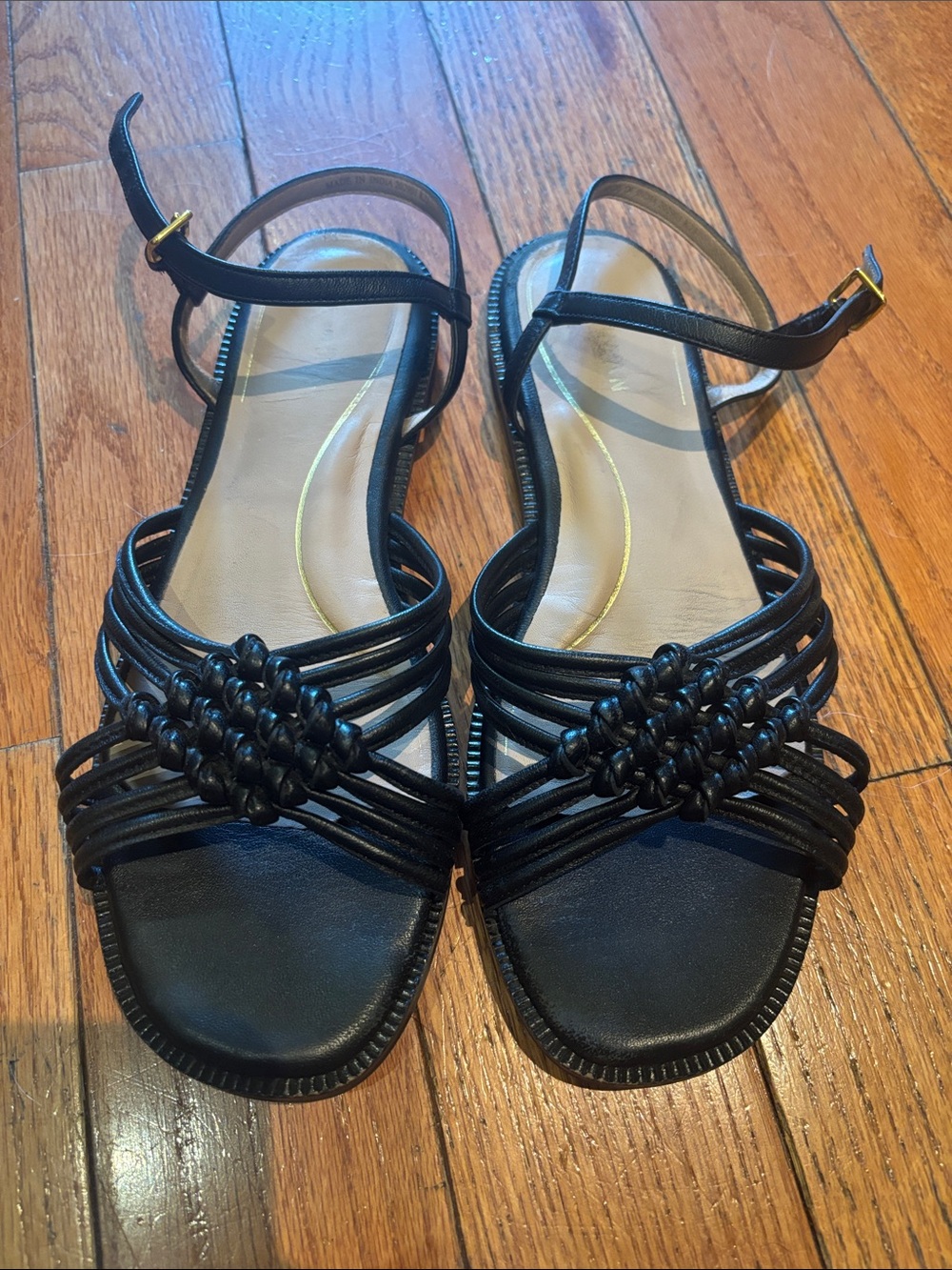 Cole Haan Jitney Knot Black Sandal